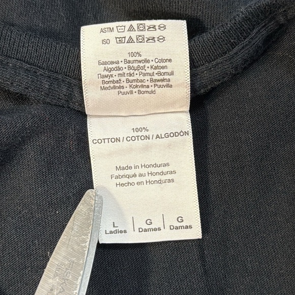 Gildan Ginger Silkscreen Women’s Large Black Ginger Definition Short Sleeve Tee - Picture 7 of 7